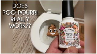 Does PooPourri Work Let’s Find Out 💩 🚽 🌹 [upl. by Flieger965]