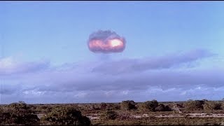 HD Best movie hydrogen bomb fireball in day light [upl. by Ahtelat]