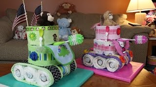 Diaper Cake Tank How To Make [upl. by Nauwaj]