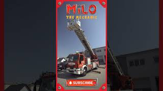 Discovering the Fire Truck’s Amazing Ladder A Day at the Fire Station with Milo the Mechanic [upl. by Barrow]