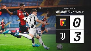 Genoa 03 Juventus  EXTENDED Highlights Serie A  Vlahovic amp Conceição Goals [upl. by Narol]