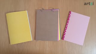 The 3 Easiest Ways of Making a Notebook DIY [upl. by Einahpet415]