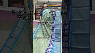 Twill ikkat special sareesikat saree handloom ikkatsaree pochampally [upl. by Abbe388]