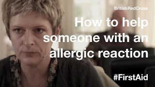 Helping someone who has had a severe allergic reaction FirstAid PowerOfKindness [upl. by Artap]