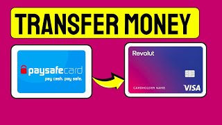 How To Transfer Money from Paysafecard to Revolut Full Guide [upl. by Noicpesnoc]