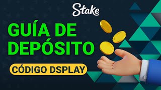 Cómo Depositar en Stakecom Guía Rápida  Código DSPLAY [upl. by Pederson]