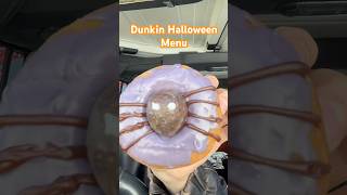 Dramatic Dunkin Halloween Menu review 🍩‼️ foodreview foodshorts foodvlog dunkindonuts [upl. by Corwun]