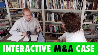 Full Interactive Consulting Interview Case MampA  Case Interview Prep  quotNewSportsquot [upl. by Shirl]