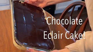 Chocolate Eclair Cake Recipe [upl. by Scrogan]