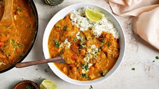 1Pot Indian Pumpkin CURRY  Youll Never Believe Its Vegan [upl. by Flossy]