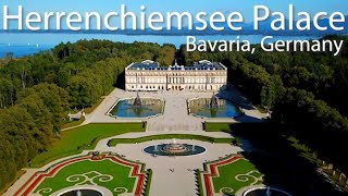 Herrenchiemsee Palace in 4K  Beautiful Palace of King Ludwig II in Bavaria Germany [upl. by Seiuqram]