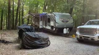 Campground Walkthrough at Wompatuck State Park in Hingham Massachusetts [upl. by Willman]