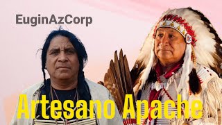 ARTESANO APACHE NOS MUESTRA SUS CREACIONES ZALO APACHE [upl. by Attenweiler]