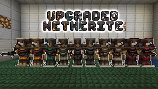 Upgraded Netherite Mod│Minecraft Mod Showcase [upl. by Perr]