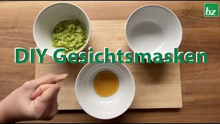 DIY Gesichtsmaske aus Avocado Honig und Joghurt [upl. by Alimat]