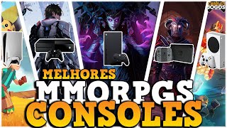 OS MELHORES MMORPGS PARA CONSOLES  PS4 PS5 XBOX ONESERIES E NINTENDO SWITCH 🎮 [upl. by Palmira]