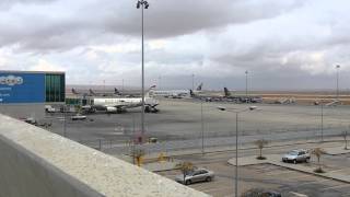 PLANE SPOTTING AT QUEEN ALIA INTERNATIONAL AIRPORT [upl. by Anika]