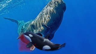 SPERM WHALE – The Ultimate KILLER of Killer Whales Orcas [upl. by Pembroke130]