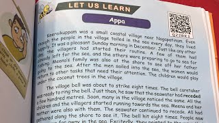 4th standard 2nd term  English  1st lesson  Appa [upl. by Aketahs]