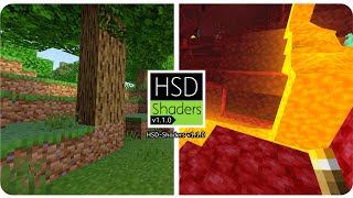 HSDShaders v110  Beautiful and lightweight shaders for MCPE 116117 [upl. by Blum540]