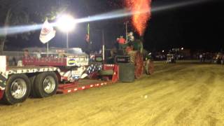 80HP Case Steam Tractor Pull Pinckneyville Illinois August 16th 2013 [upl. by Lalat24]