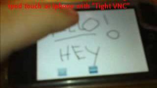 quottight VNCquot with ipod touch or iphone [upl. by Gabey401]