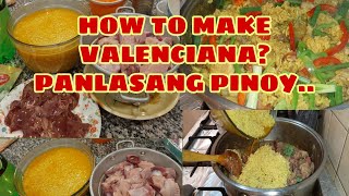 How to make ValencianaPanlasang pinoy [upl. by Flori]