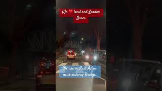 Lovely local London buses at East Acton 😎😎😎 viralvideo automobile travel music [upl. by Amye]