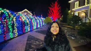 Holiday Christmas lights  Walking tour at Peddlers village PA Peddlersvillage holidays christmas [upl. by Sigismondo]