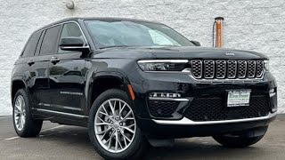 Walkaround 2025 Diamond Black Jeep Grand Cherokee Summit Reserve 4x4 [upl. by Conal]