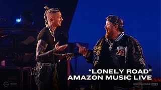 Lonely Road by mgk amp Jelly Roll  Amazon Music Live [upl. by Rakel]