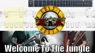 Guns N Roses  Welcome To The Jungle Guitar Cover [upl. by Leinahtam531]