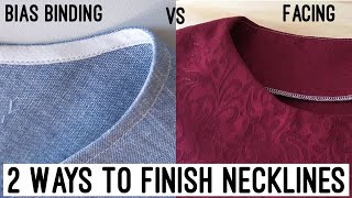 HOW TO FINISH NECKLINES [upl. by Uzzia939]