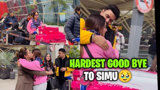 HARDEST GOOD BYE TO SIMU 🥹 [upl. by Ynafets]