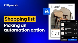 Shopping List Picking an automation option for your product catalogs  Flipsnackcom [upl. by Fulvia956]