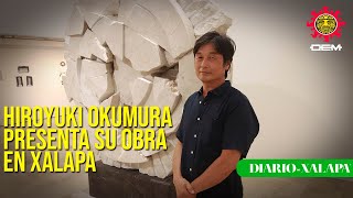 De mármol y cuatro toneladas de peso obra del maestro Hiroyuki Okumura llegó a Xalapa [upl. by Josias187]