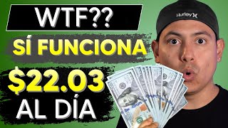 ESTÚPIDAMENTE FÁCIL Como Ganar 22 DOLARES Diarios En Internet Desde Casa DINERO SIN INVERTIR [upl. by Plate]