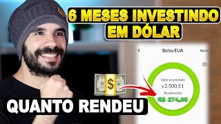 Investindo em dólar  Quanto rendeu [upl. by Alba791]