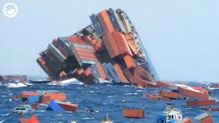 Losing More than 1800 Containers The Most Epic Large Container Ship Disaster Costs  Billions [upl. by Selena]