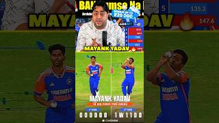 Mayank Yadav 😱🔥 mayankyadav suryakumaryadav hardikpandya livebigagency 4rabetind indvsban [upl. by Rogovy224]