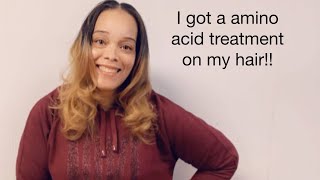 Amino acid treatment on my hair [upl. by Adnirual936]