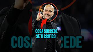 Cosa succede se rispondi a Guardiola😱🔥 calcio [upl. by Kitchen817]