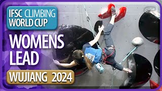 Lead Finals  Wujiang  Womens  2024  IFSC World Cup [upl. by Anegroeg]