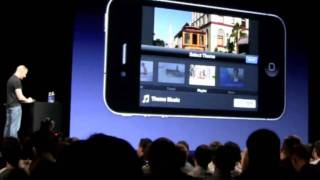 iMovie for iPhone 4  Demo at WWDC 2010 [upl. by Yblek156]