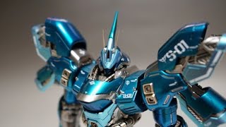 GUNPLA MG SAZABI Verka BLUE OVERCOATING ★PART 8 [upl. by Odilia]