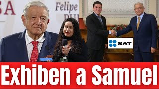 Exhiben a Samuel García En La Mañanera AMLO Dice Que No Tiene Denuncias [upl. by Ahsiekal]