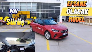 Opel Corsa Elegance 2022 I 12 100 HP Turbo 8 İleri Otomatik I Rampa TESTİ I Pov Çekim [upl. by Haerdna]