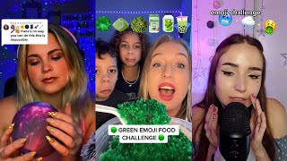 ASMR Tiktok 🤔🍣🍖👀 Emoji Challenge ASMR compilation 5 [upl. by Anilocin878]