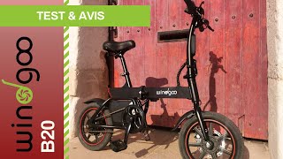 Draisienne électrique Windgoo b20  Avis et Présentation de ce petit vélo électrique pliant [upl. by Kaufmann]