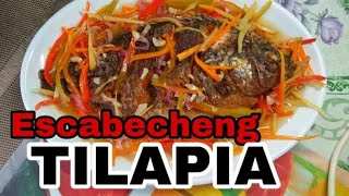 Escabecheng Tilapia easy way pinoy recipe [upl. by Weidner]